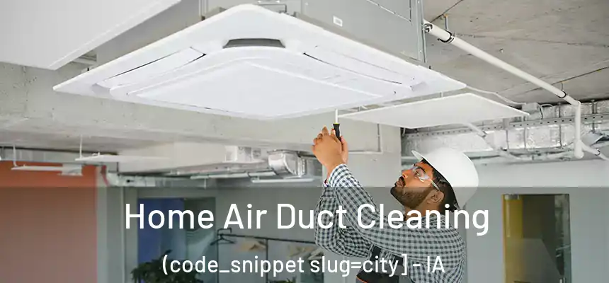  Home Air Duct Cleaning (code_snippet slug=city] - IA